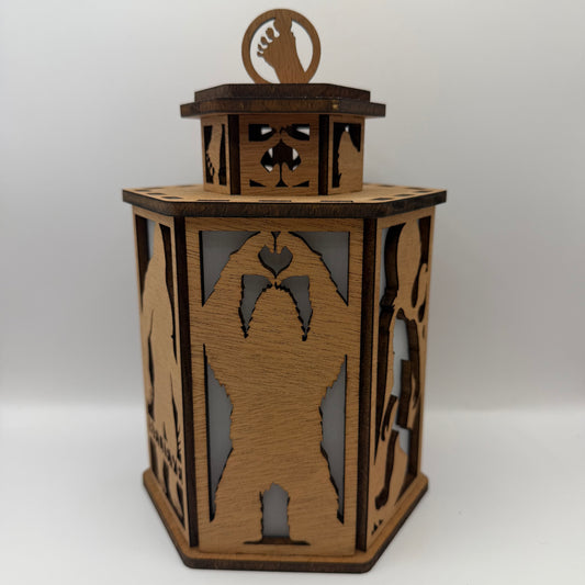 6 Sided Lantern Bigfoot