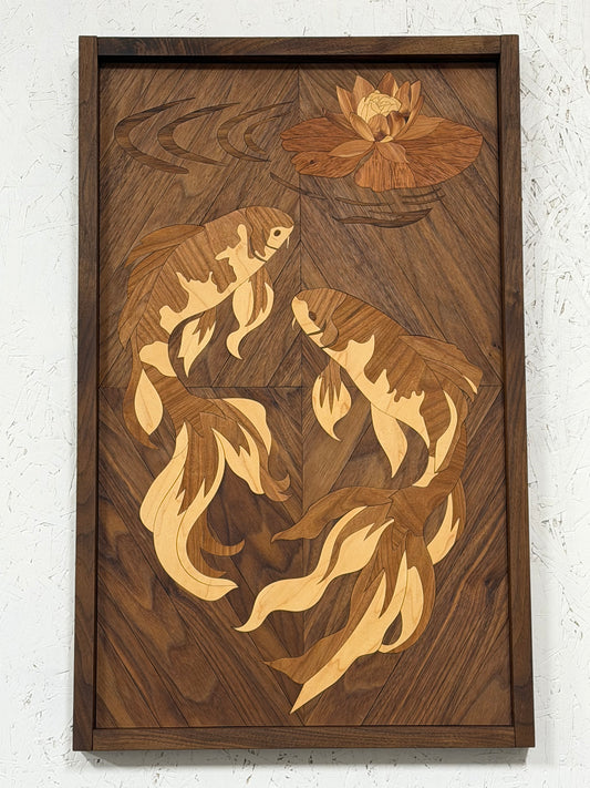 Koi Fish Wall Art Large