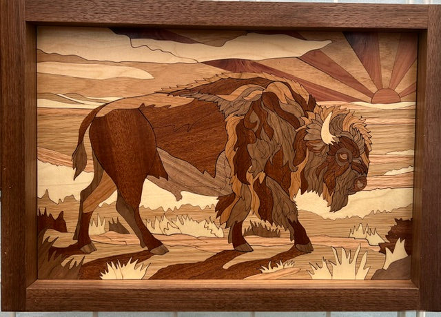 Bison Wall Art Mini