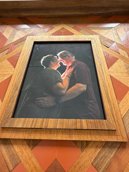 Square Diamond Quilted Frame