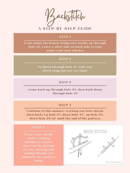 Floral Butterfly Embroidery Kit