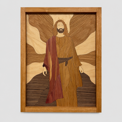 He Walks With Light Wall Art Small