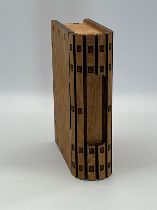 Hidden drawer Mini Book Box / Dice holder