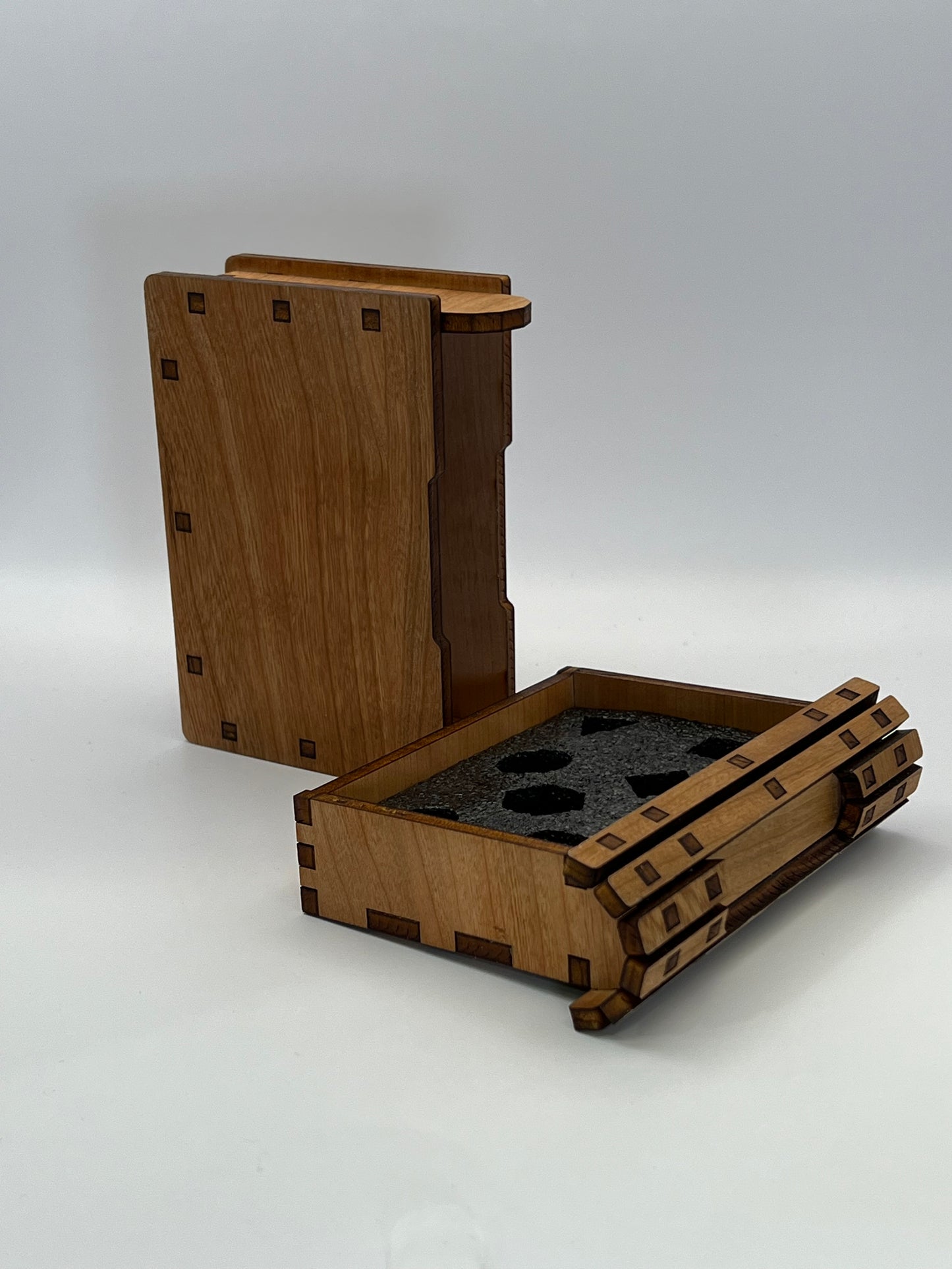 Hidden drawer Mini Book Box / Dice holder