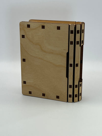 Hidden drawer Mini Book Box / Dice holder