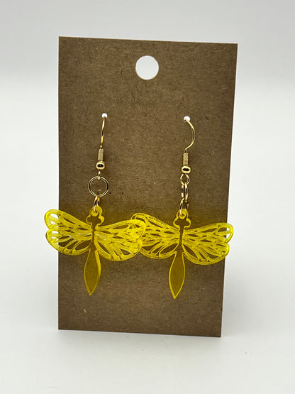 Acrylic Dragonfly earrings