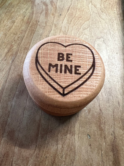 Ring Box - Round Wood