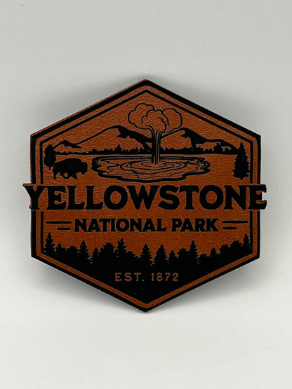 Hat with Customized Premium Leatherette Patch
