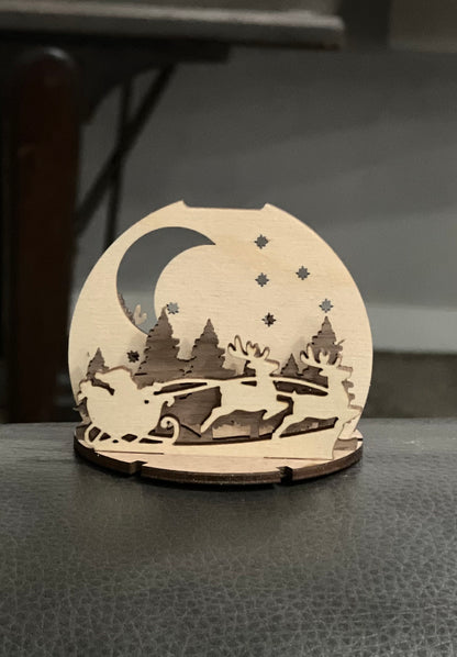3D Globe Ornament