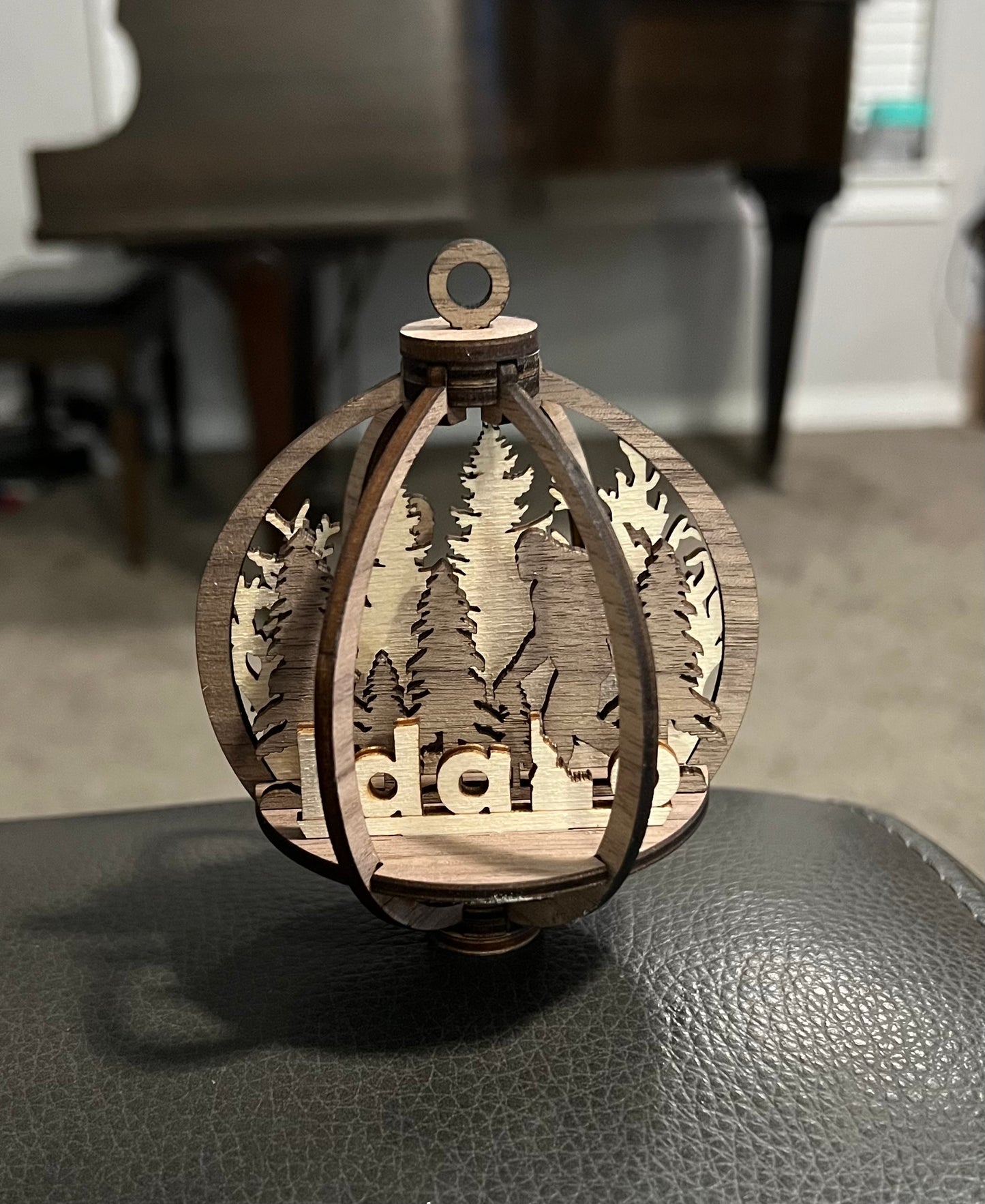 3D Globe Ornament