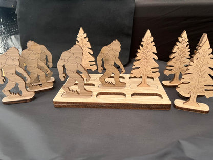 Bigfoot Tic-Tac-Toe