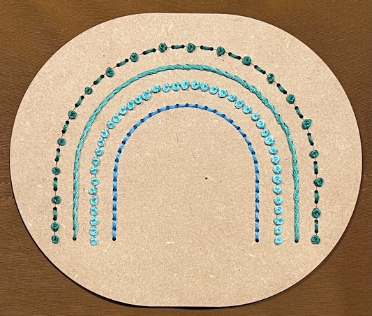 Rainbow Embroidery Kit